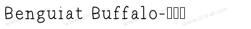 Benguiat Buffalo字体转换